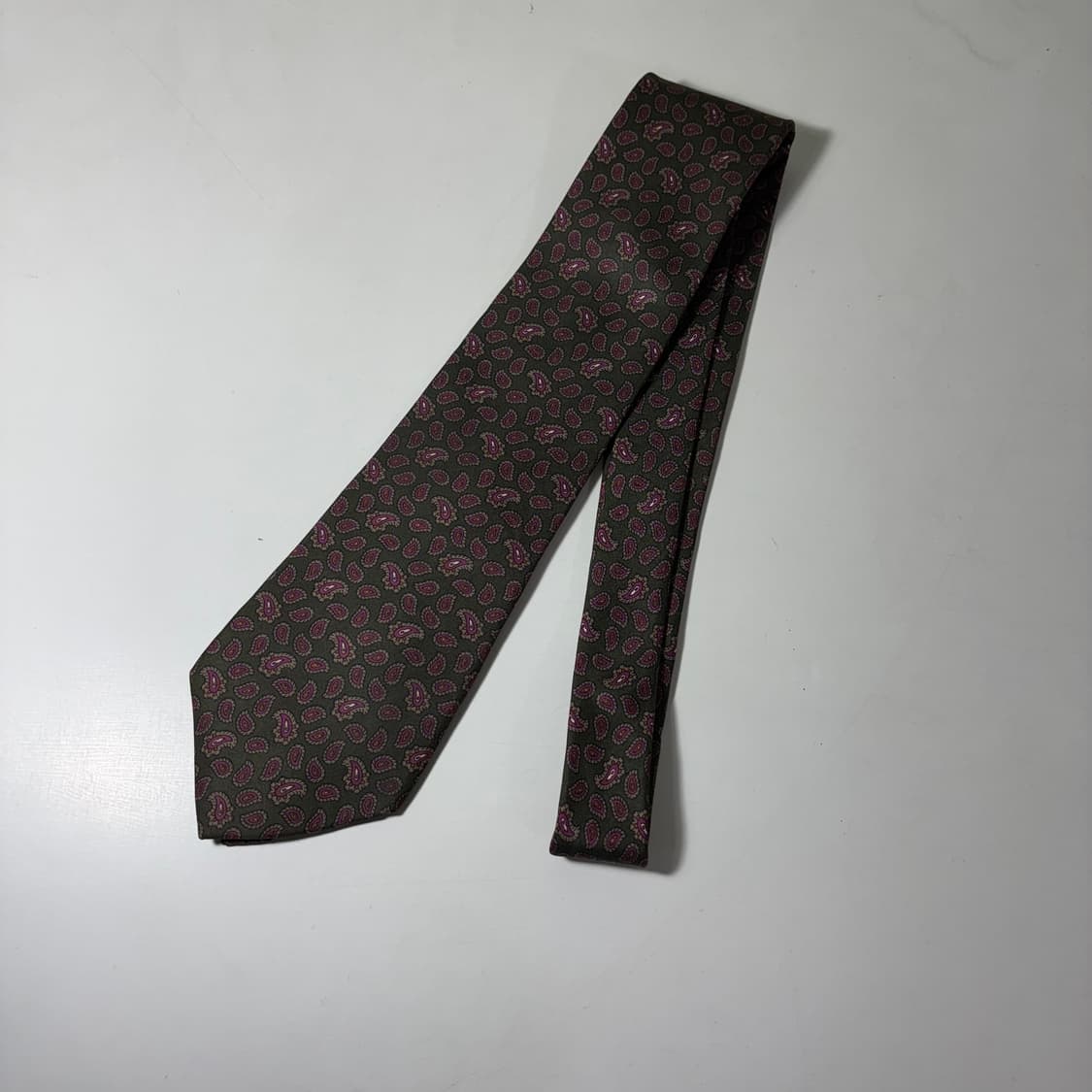 OS 버버리 페이즐리 실크 넥타이 상품이미지2