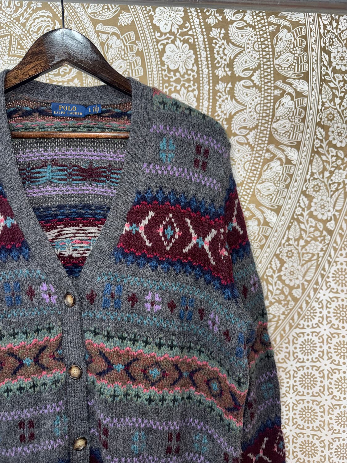 폴로랄프로렌 빈티지 에스닉 니트 가디건  상품이미지3