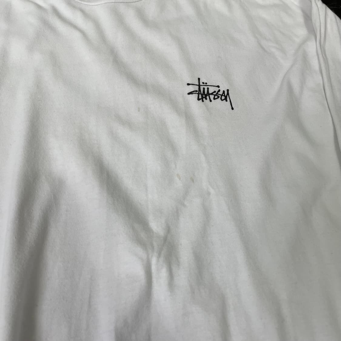 스투시 화이트 빅로고 오버사이즈 롱 슬리브 상품이미지8