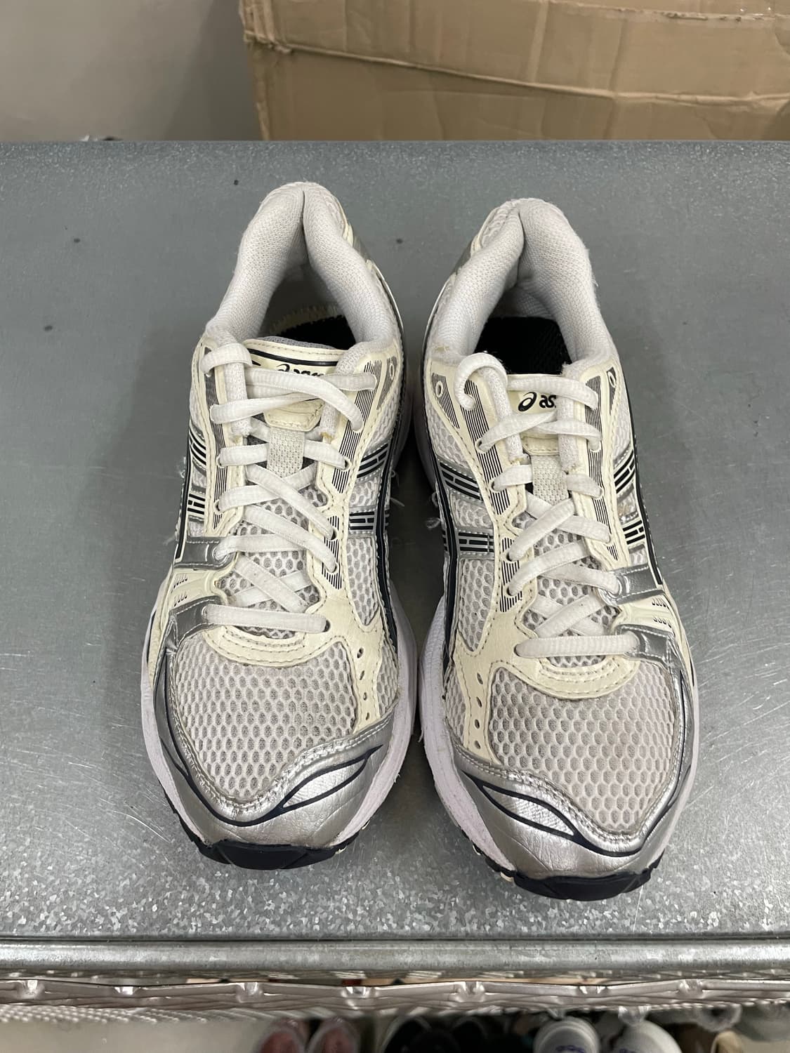 아식스 젤 카야노 14 화이트 미드나잇 235 상품이미지5