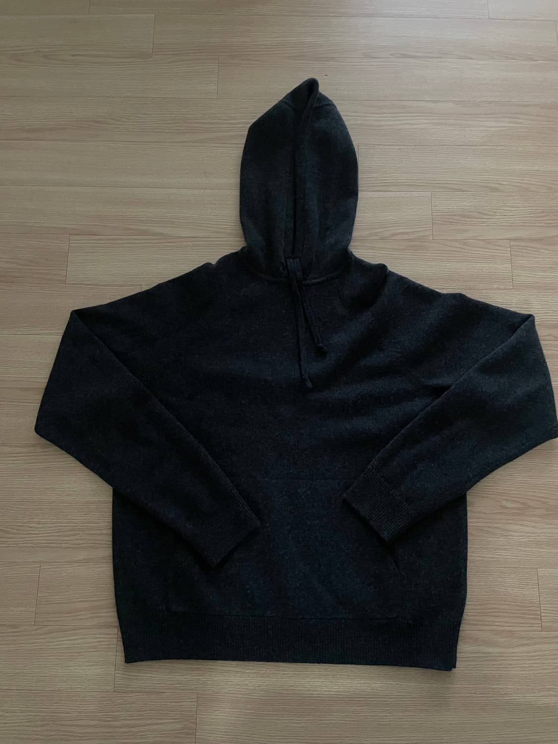 Cos 코스 차콜 울 후드 니트 L 상품이미지2