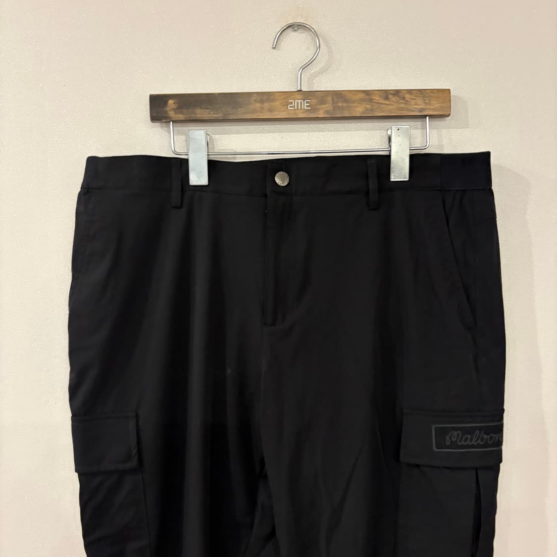 말본 블랙 카고 조거팬츠 XXL 상품이미지3
