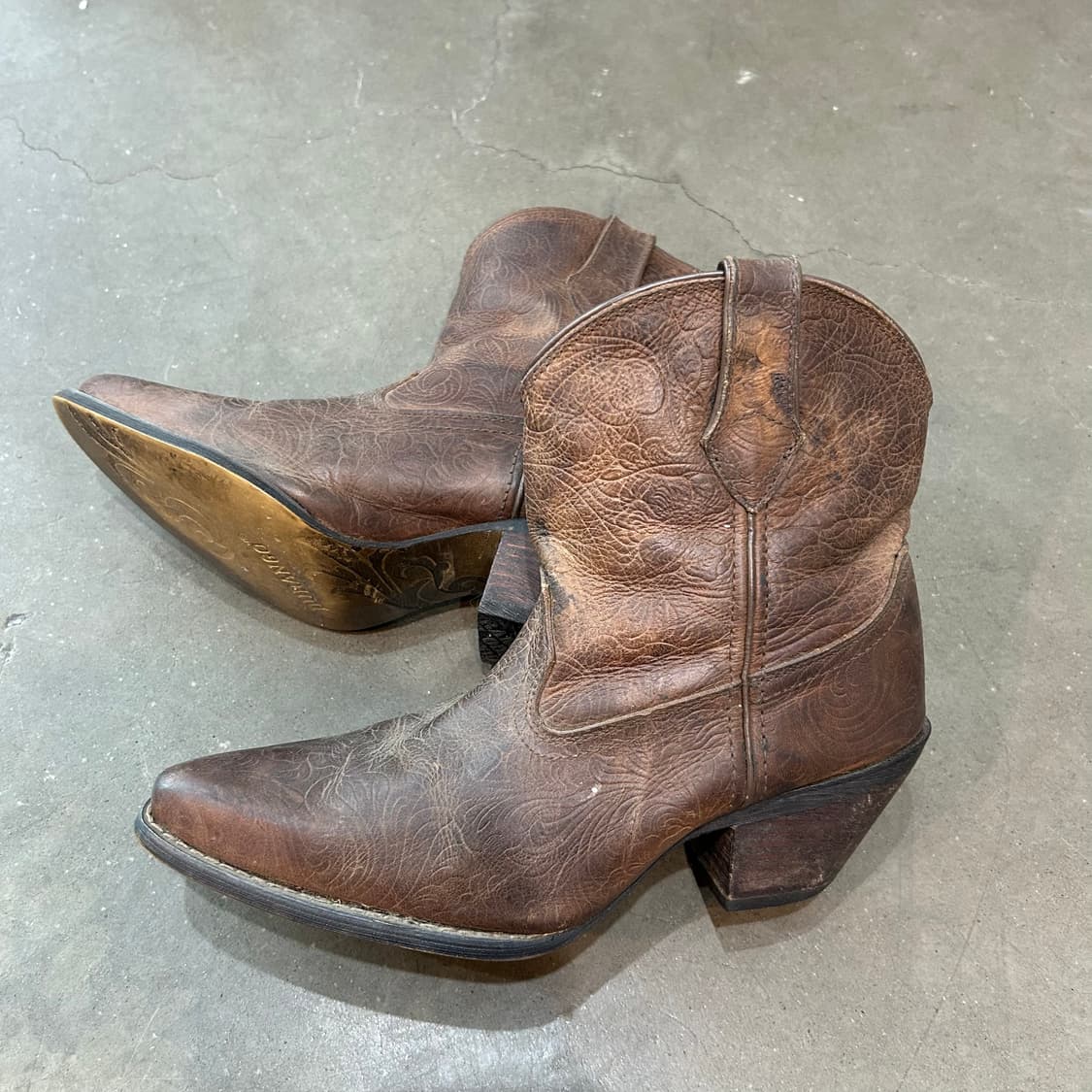 Durango 브라운 웨스턴 부츠 상품이미지1