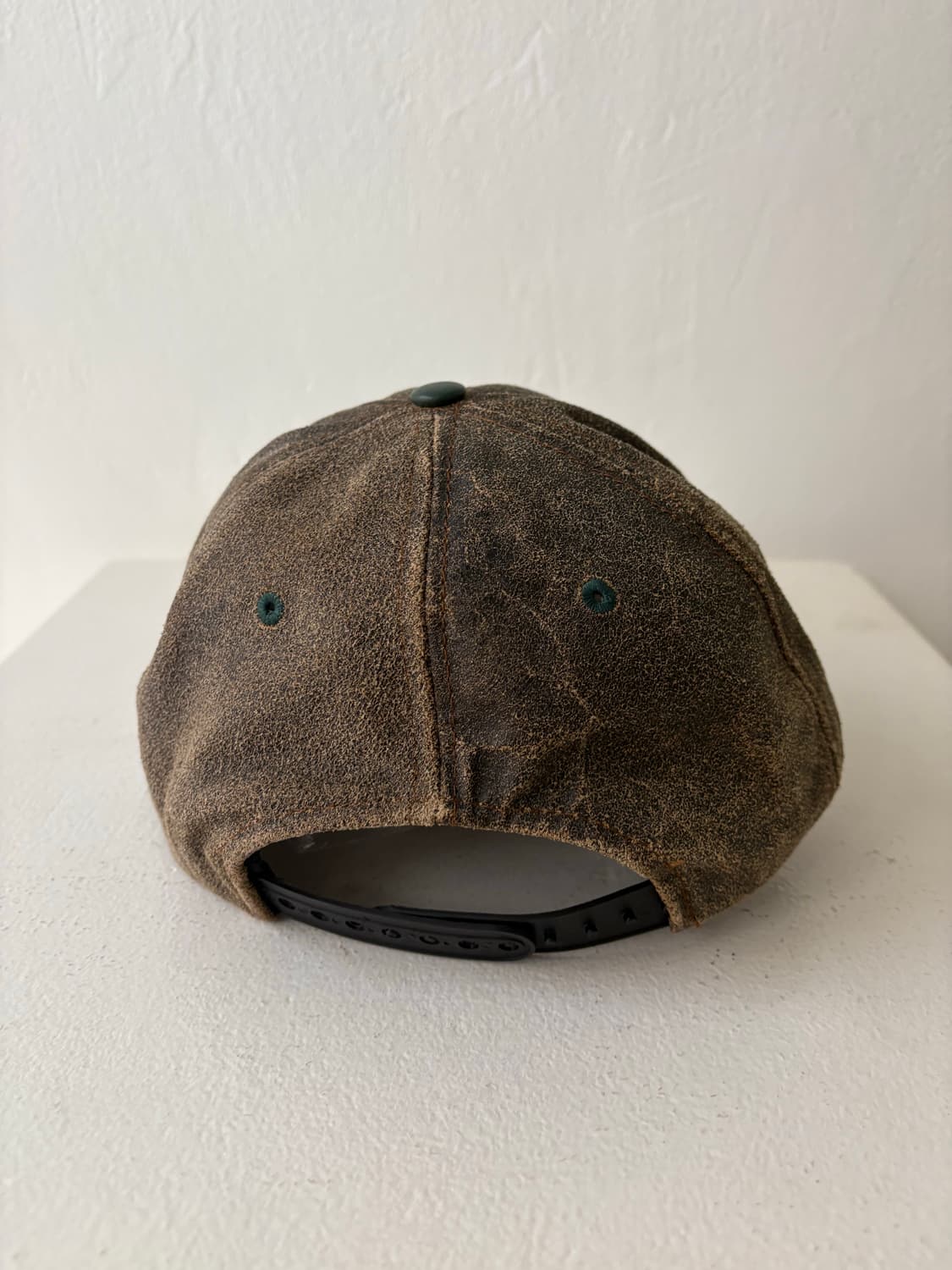 90's NFL Green Bay Pakers Leather cap 상품이미지8