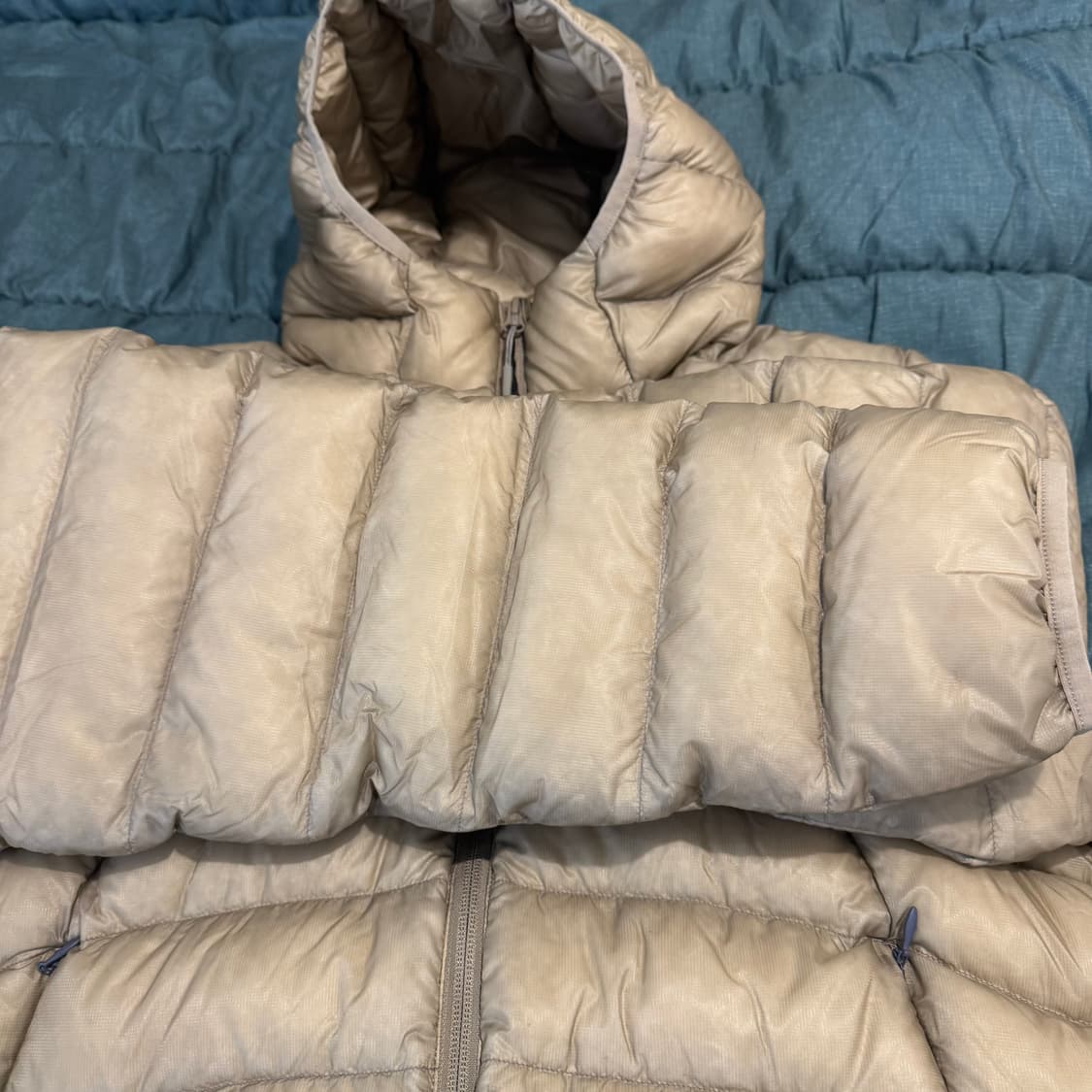 (새상품) 썬러브 패딩 스톤 Hooded Fly Light 상품이미지3