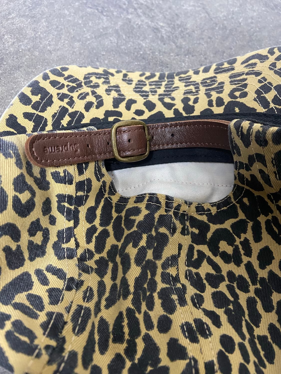 (OS) 슈프림 박스로고 캠프캡 모자 23FW 레오파드 상품이미지8