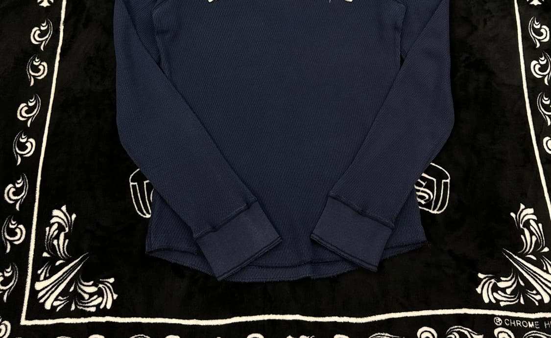 아베크롬비 커팅 y2k 아플리케 롱슬리브 navy 상품이미지5