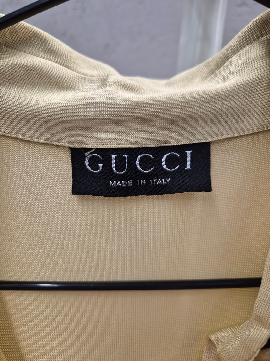 구찌 실크 옐로우 블라우스 상품이미지4