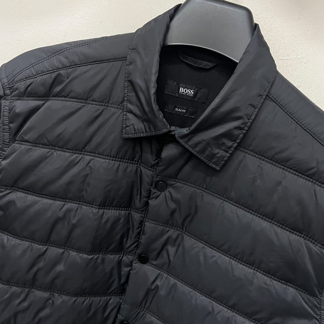 HUGO BOSS 휴고 보스 슬림핏 경량 패딩 셔츠 자켓 L 상품이미지3
