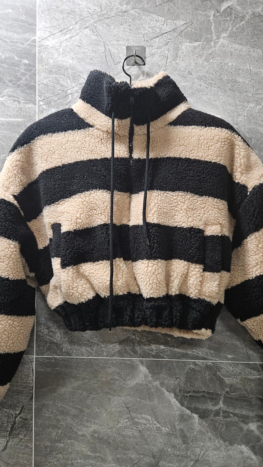 뽀글이점퍼 크롭 상품이미지1