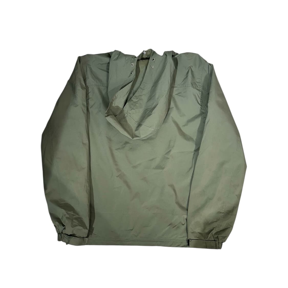 일본 빈티지 카키 후드 바람막이 트랙 자켓 M 상품이미지6