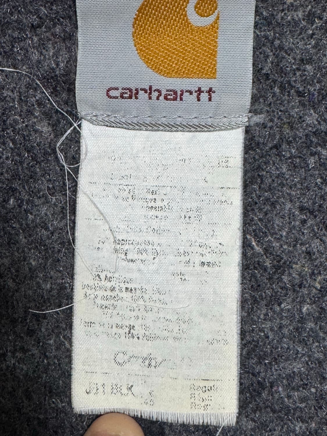 46추정) 칼하트 디트로이트 자켓 블랙 j01blk 빈티지 상품이미지4