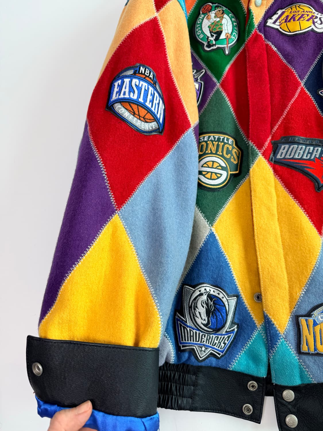 Jeff Hamilton NBA 패치워크 재킷 상품이미지5