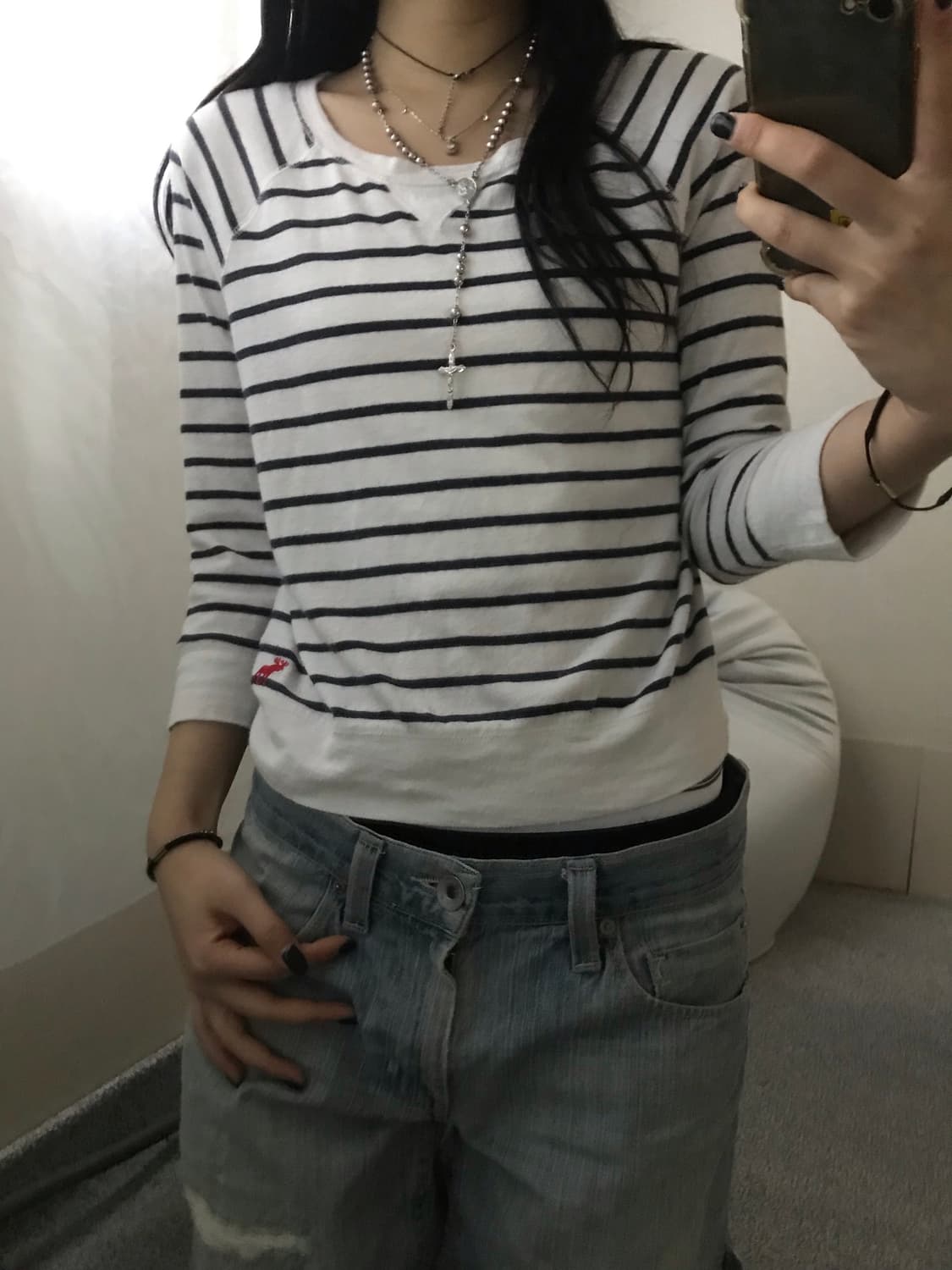 아베크롬비 스트라이프 롱슬리브 상품이미지2