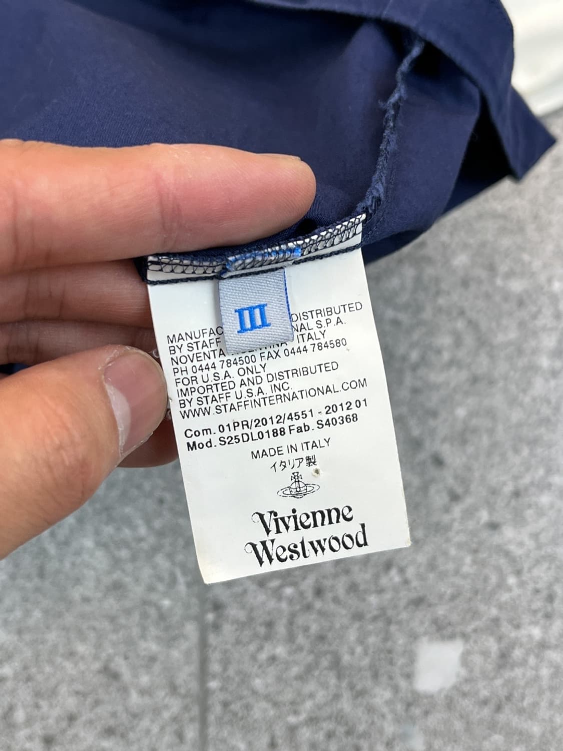 비비안웨스트우드 ORB로고 투톤 셔츠 상품이미지6