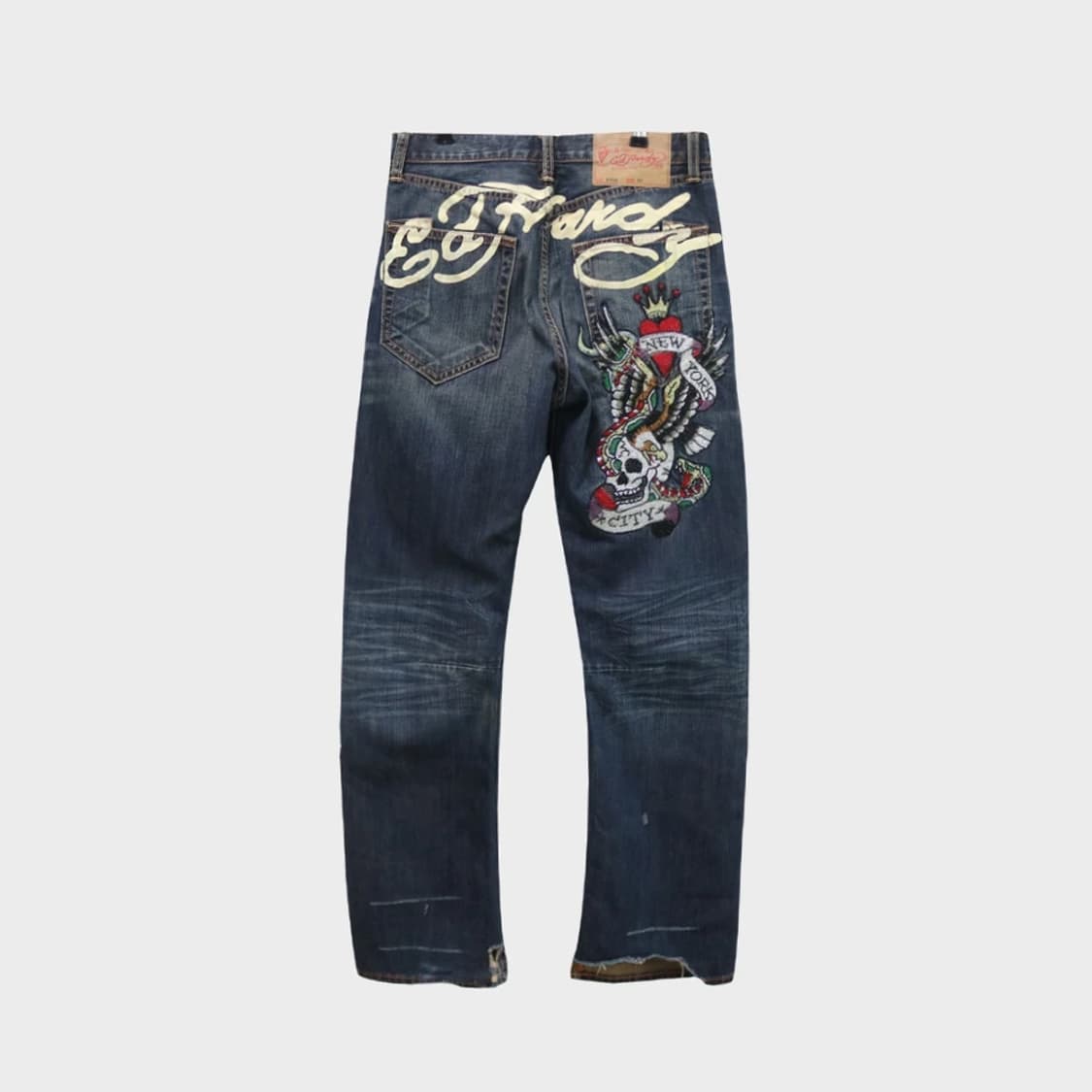 에드 하디 자수 포인트 데님 팬츠 65509 상품이미지1