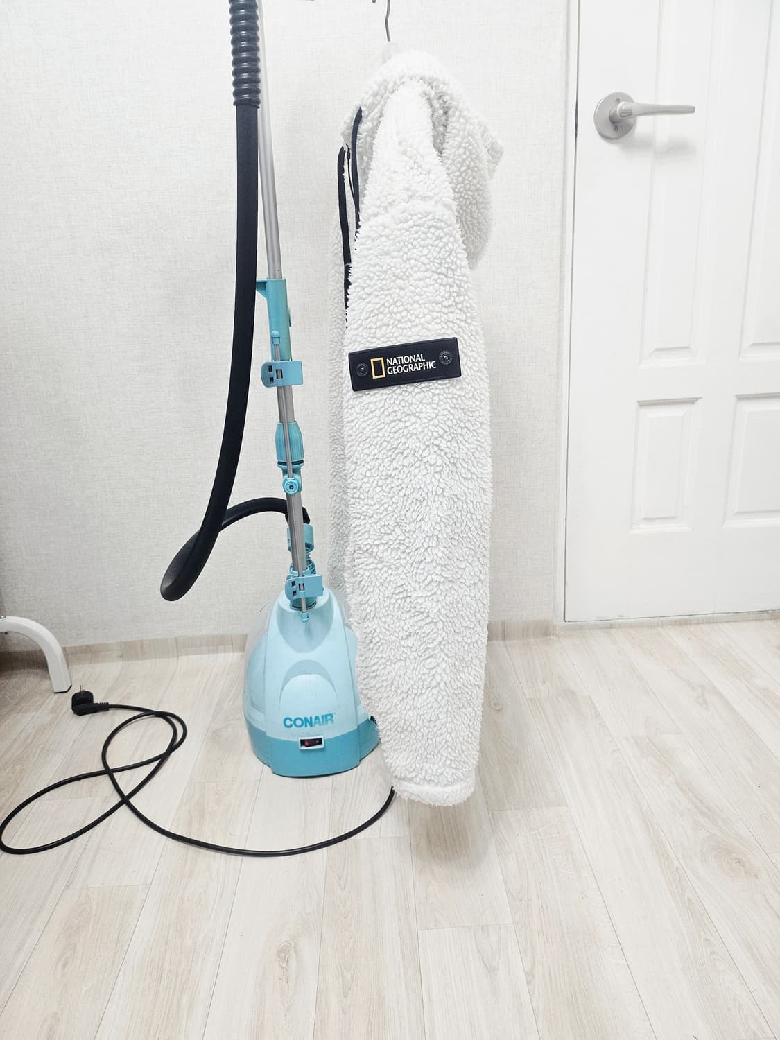 (100)L ☆초대장급☆ 내셔널지오그래픽 [화이트] 쉐르파 후리스점퍼 상품이미지4