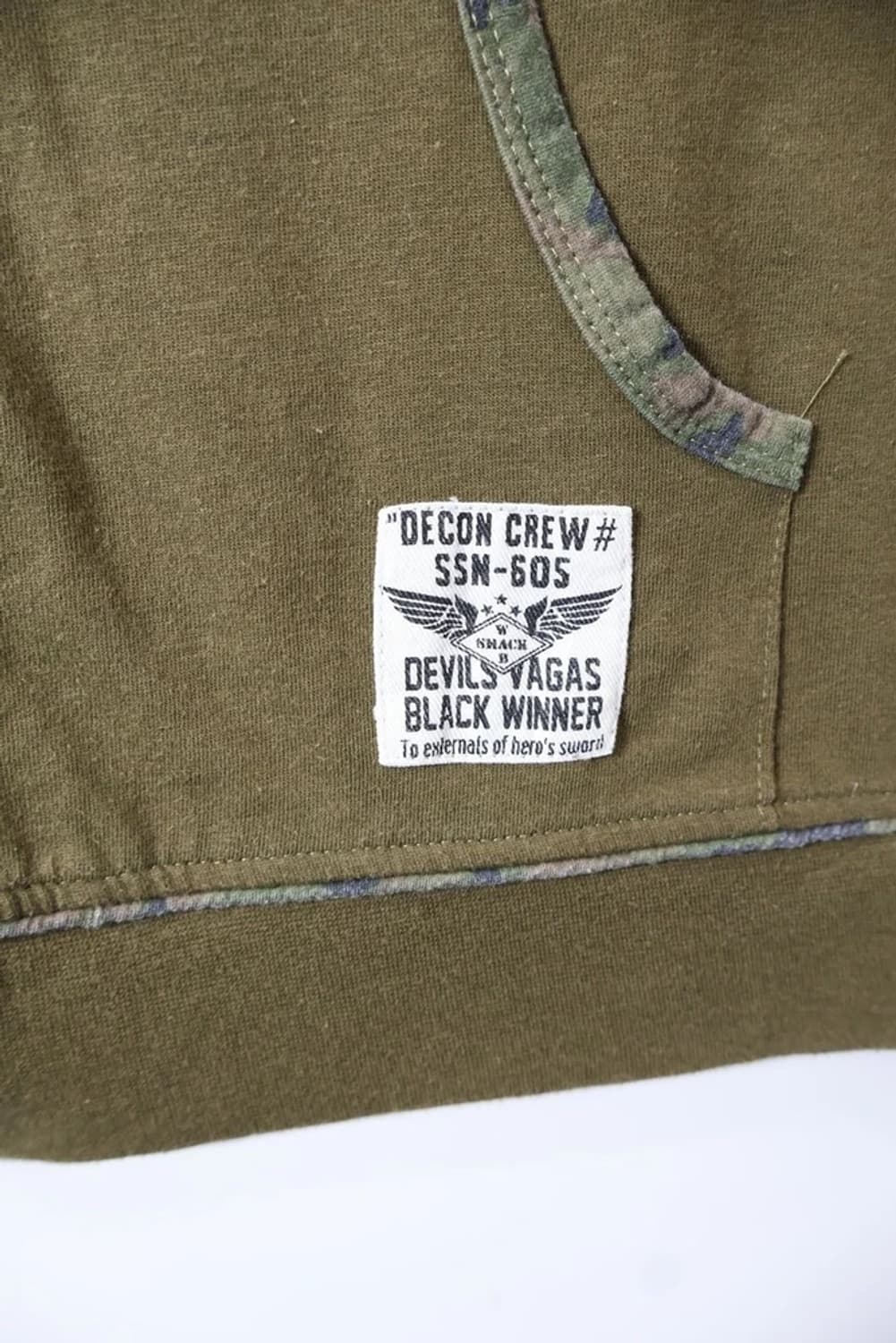 00's Y2K Military Graphic Zip-Up Vest 상품이미지7