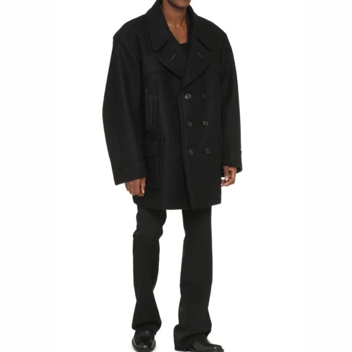 Masion Margiela 마르지엘라 울 피코트 새상품 상품이미지5