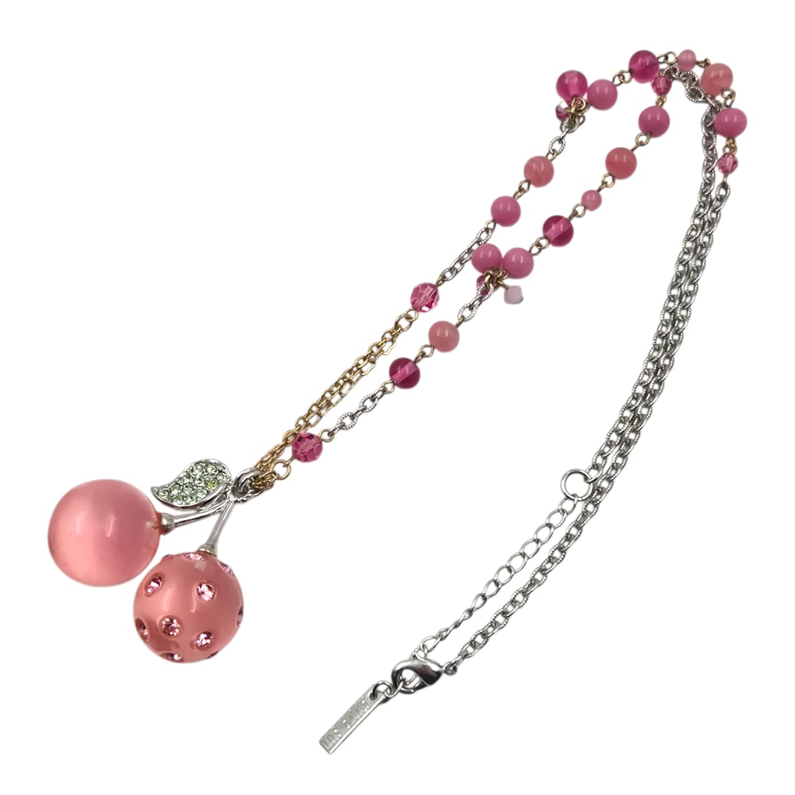 05s 레어 안나수이 빅 체리 큐빅 목걸이 상품이미지2