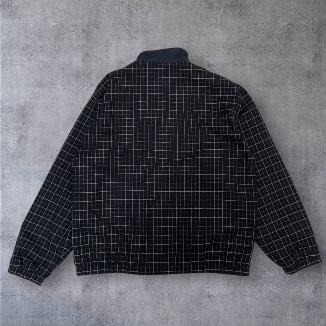 라코스테 Lacoste 네이비 체크 리버시블 양면 자켓 100 상품이미지10