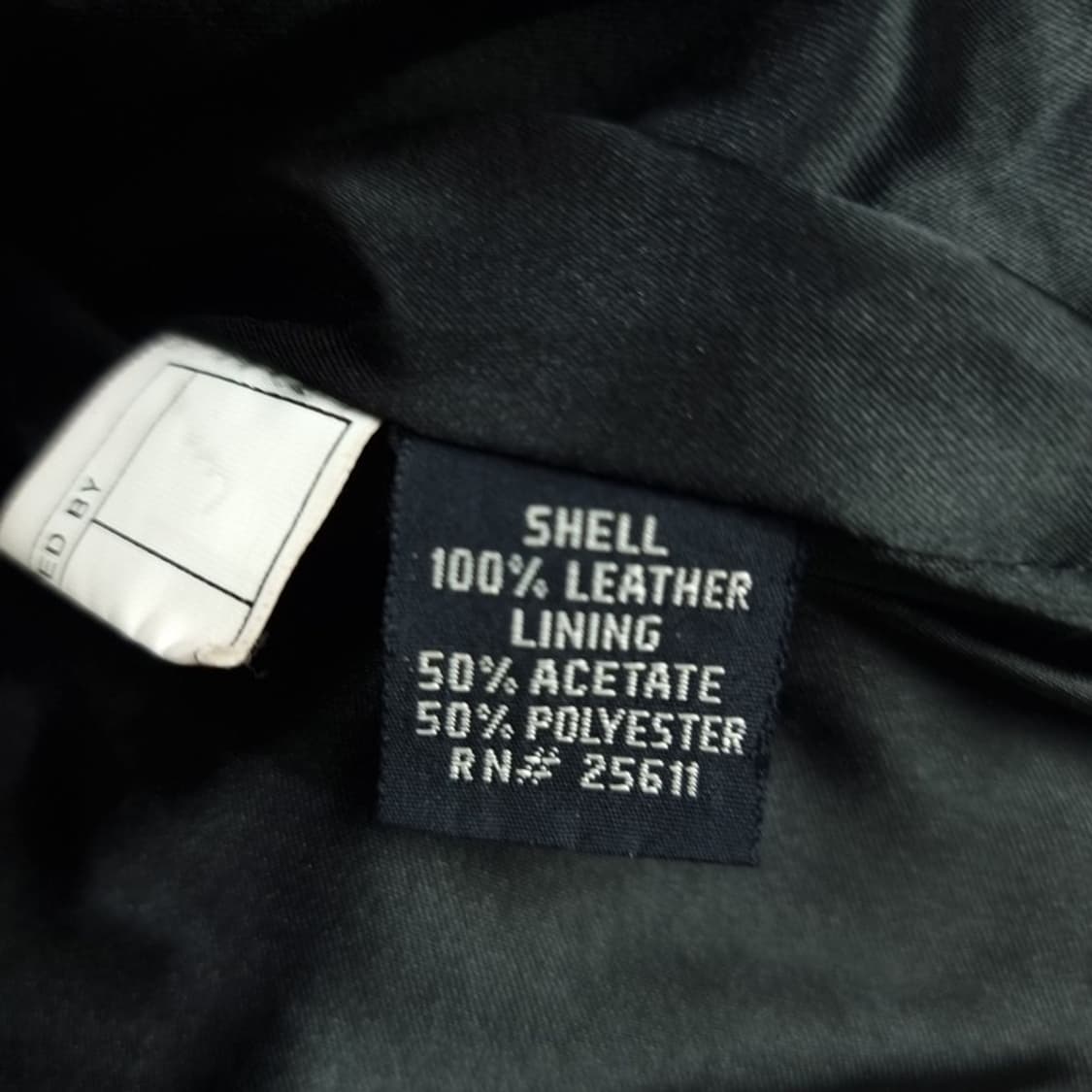 [빈티지] 리얼 쉽스킨 벨티드 양가죽 사선 라이더 자켓 블랙 M18867 상품이미지7