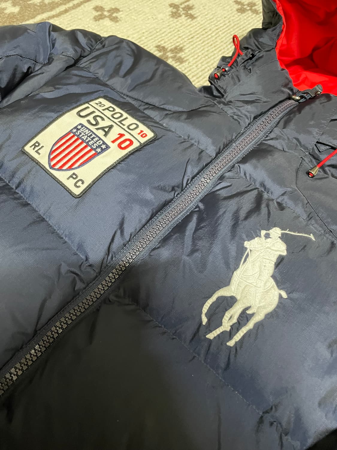 폴로 랄프로렌 빅포니 성조기 패딩 상품이미지2