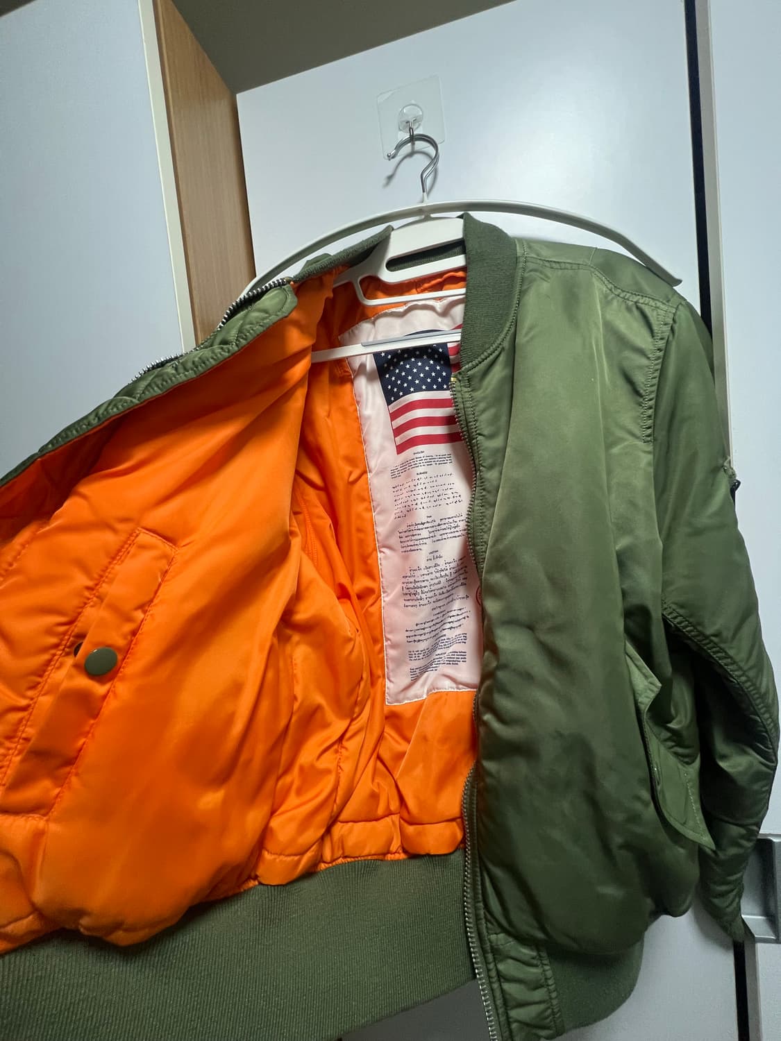 알파인더스트리 블러드칫 ma-1 상품이미지2