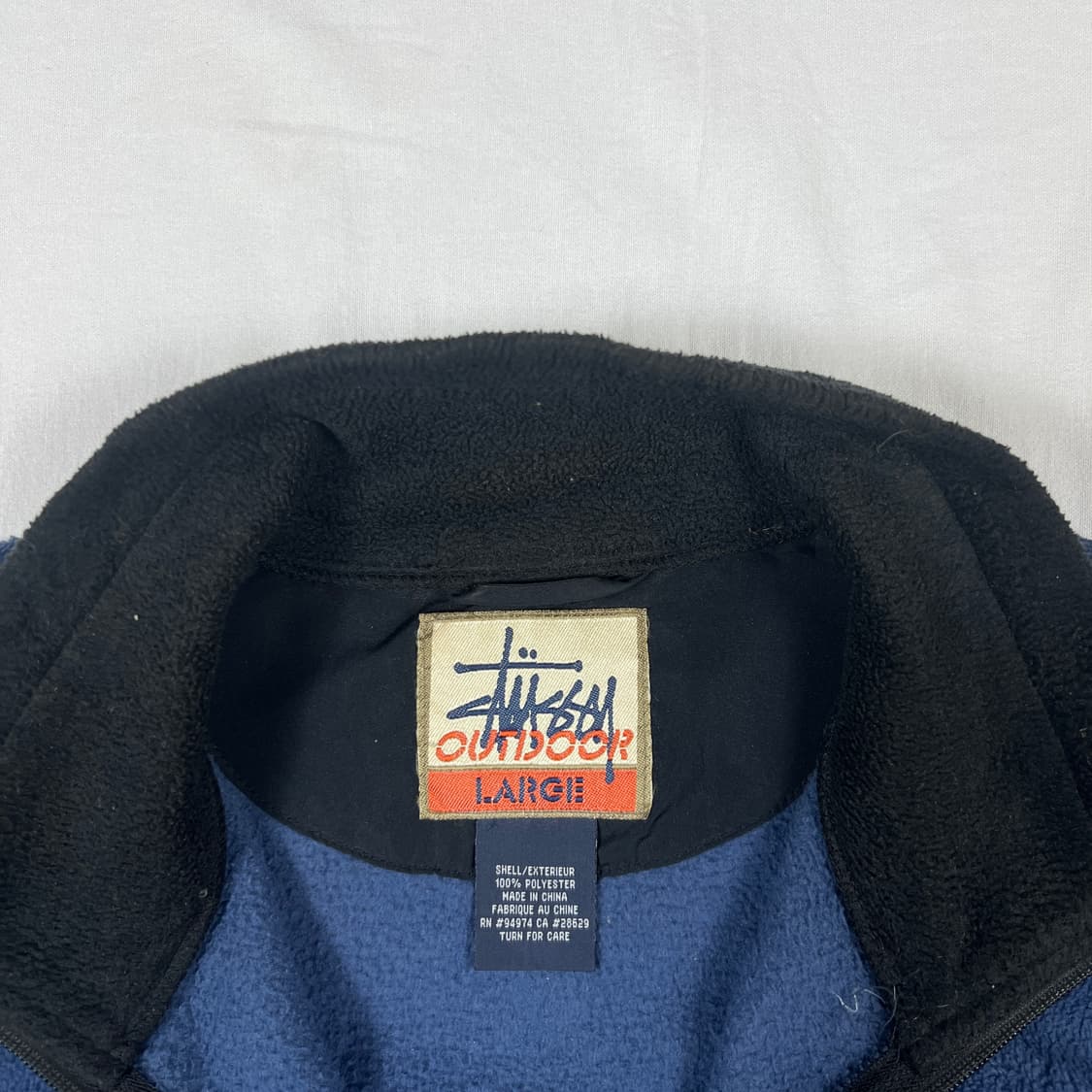 90‘s 스투시 stussy 로고 플리스 집업 자켓 상품이미지7