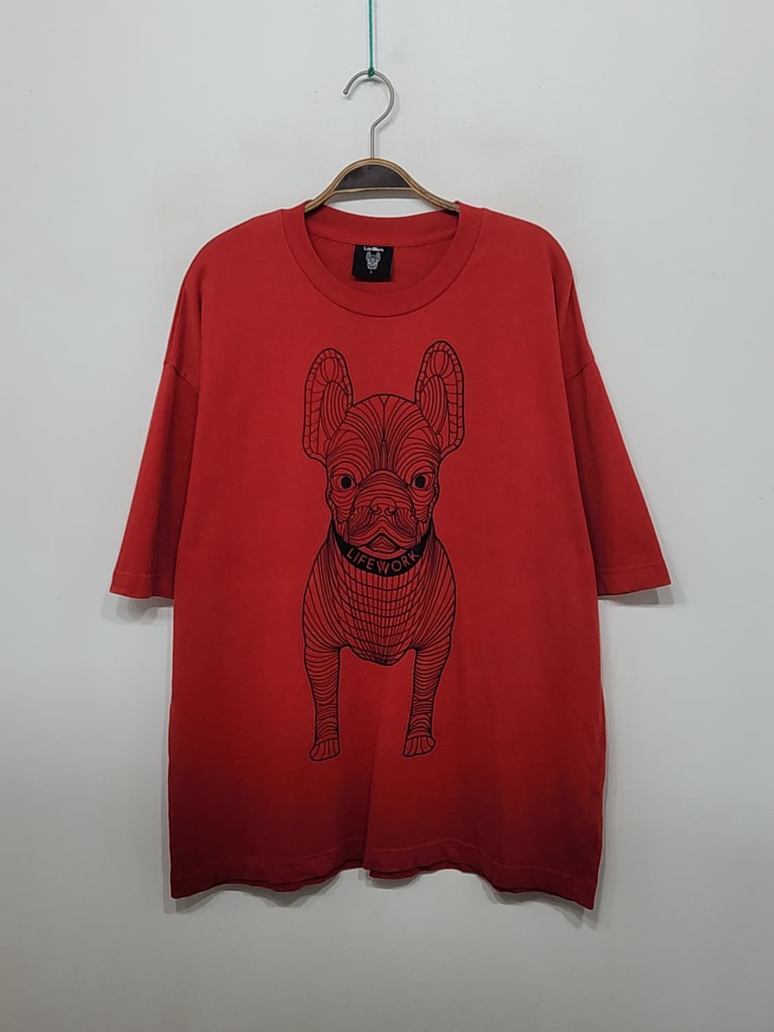 (XXL) 라이프워크 반팔티 빨강 빅사이즈 티셔츠  상품이미지1