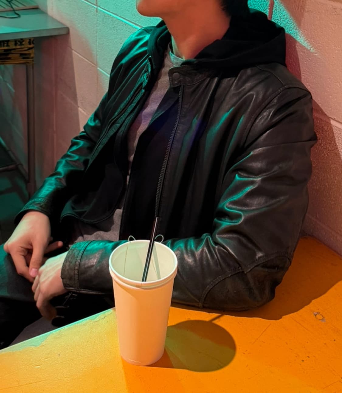 디젤 양가죽 자켓 (착샷) 상품이미지10