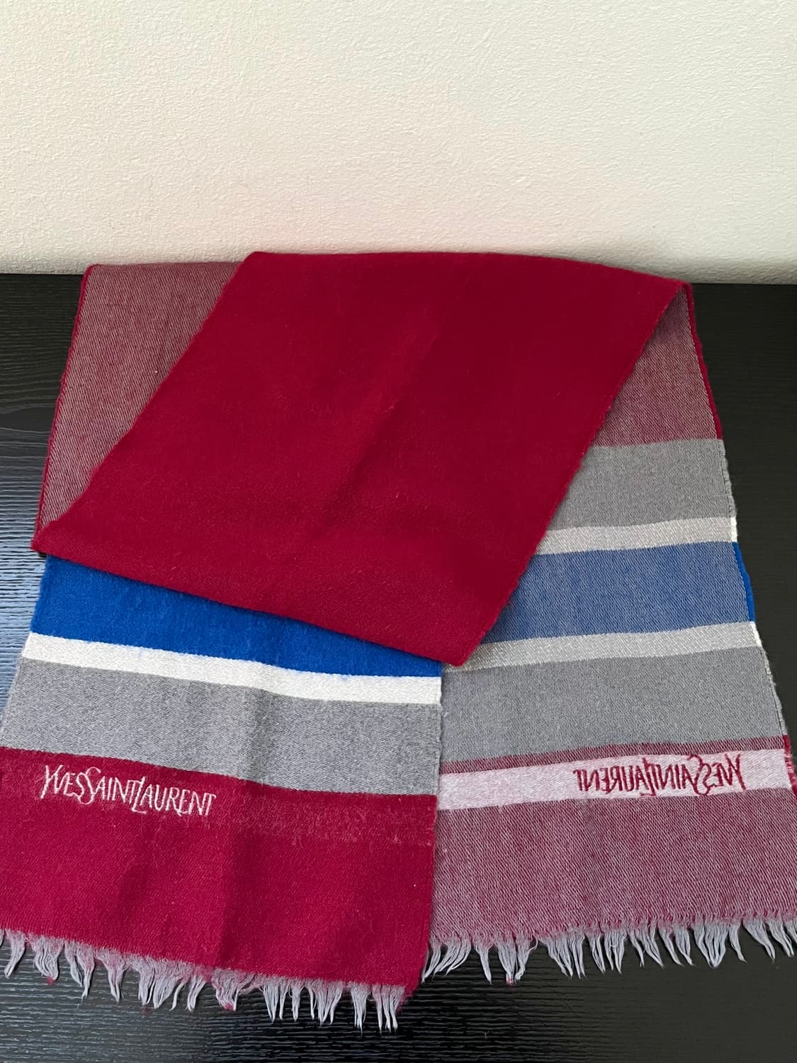 YSL 울 파스텔 머플러 상품이미지4