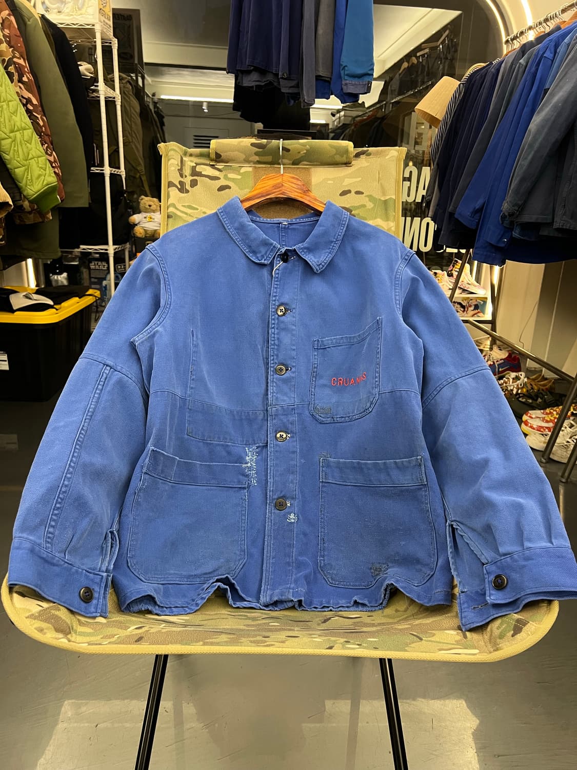 1950/60s OLD MODEL REPAIR 빈티지 프렌치워크자켓 상품이미지1