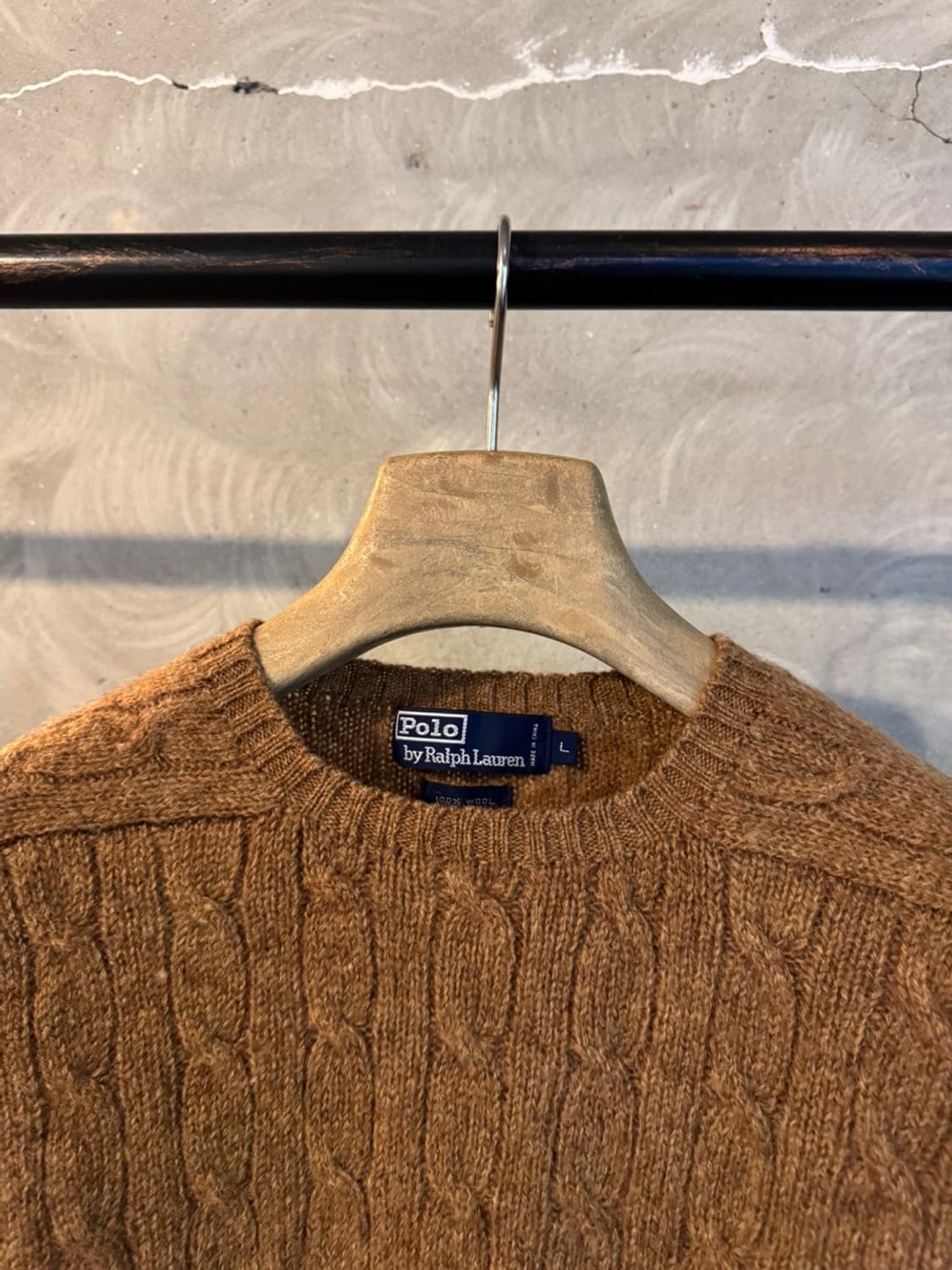 폴로 랄프로렌 램스울 케이블 니트 100 상품이미지3