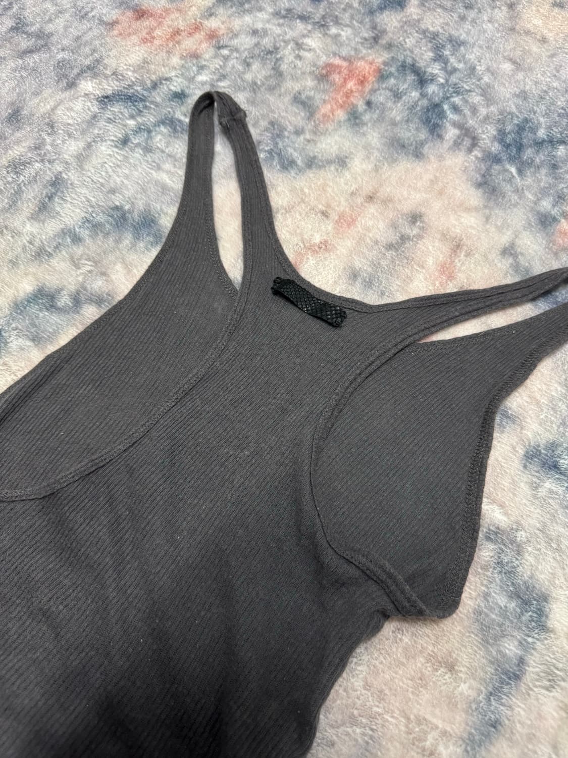 If six was nine cut off ribbed ns 상품이미지8