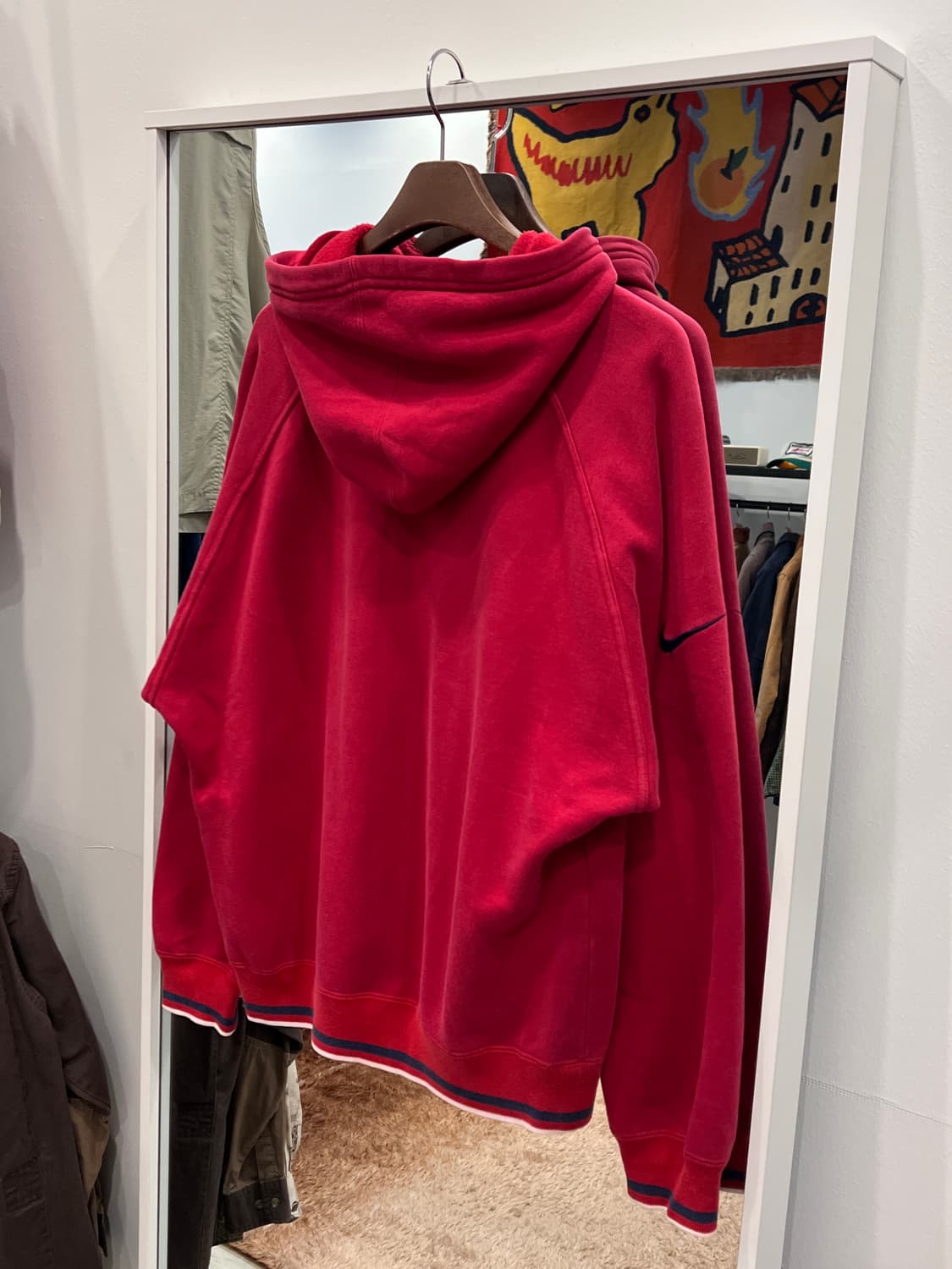 90s Nike 나이키 올드스쿨 스펠아웃 스웻 후드 상품이미지5