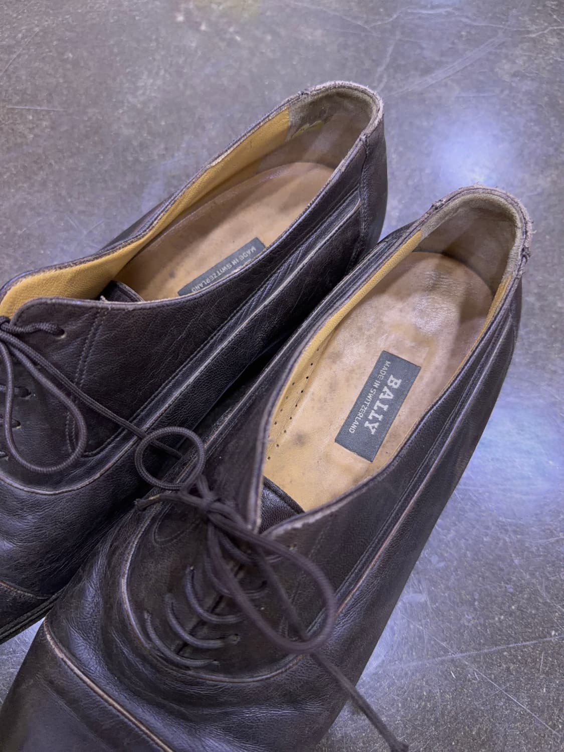 발리 세라도 옥스포드 슈즈 클래식 구두 브라운 275 상품이미지5