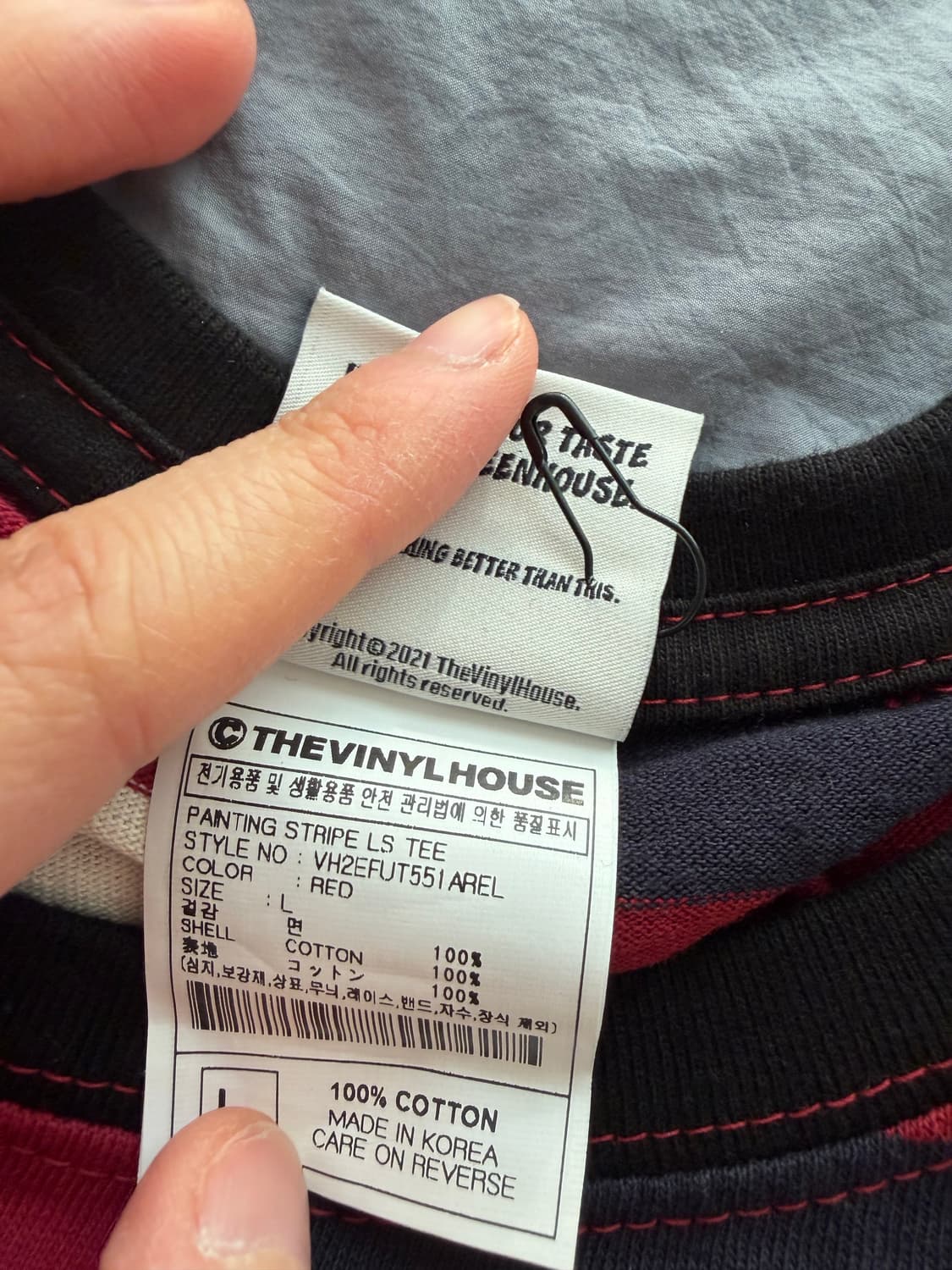 더 바이닐하우스 롱슬리브 상품이미지4