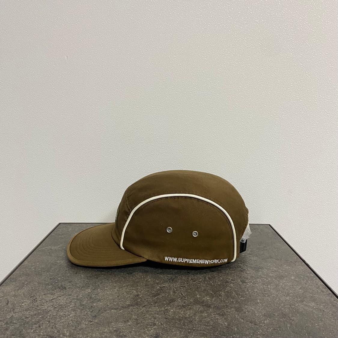 (OS) 슈프림 박스로고 캠프캡 모자 워시드 브라운 상품이미지2
