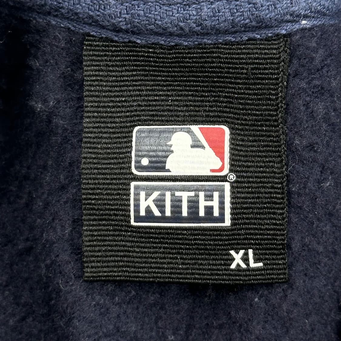 키스 x MLB 뉴욕양키스 빅로고 네이비 맨투맨 (XL) 상품이미지5