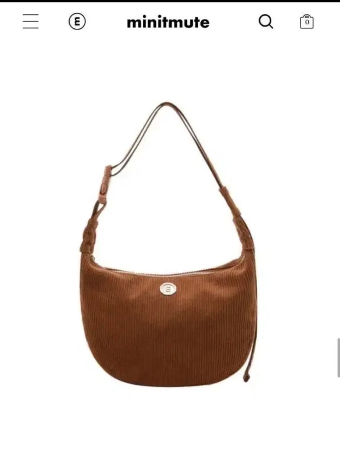 미닛뮤트 클로웨이스트 코듀로이 브라운 상품이미지2