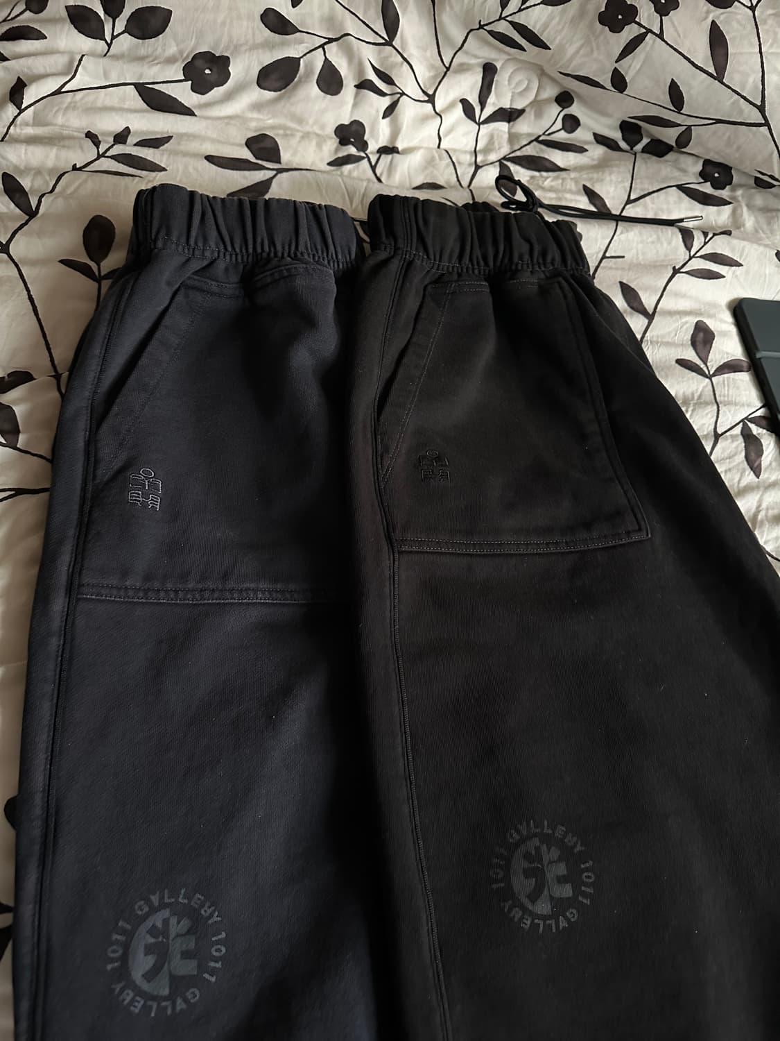 [3] 폴리테루 퍼티그팬츠 블리치드블랙 상품이미지2