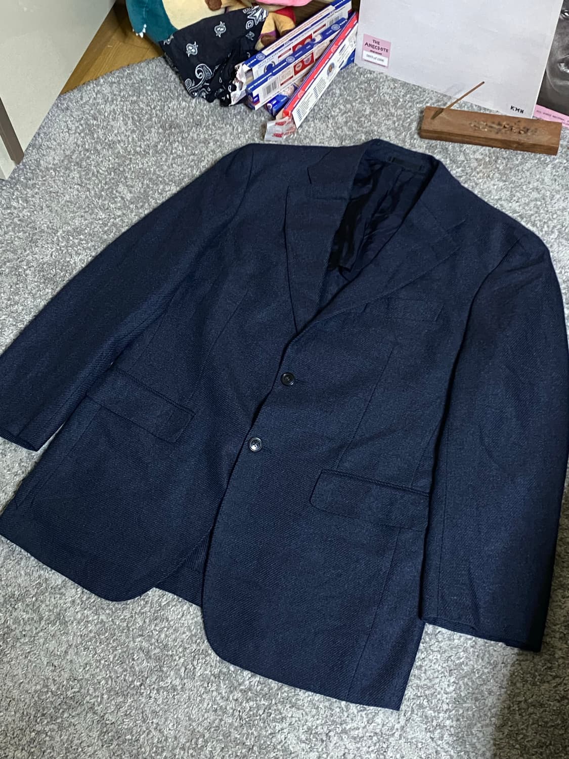 Wool/Cashmere/Silk 2B Blazer 상품이미지1
