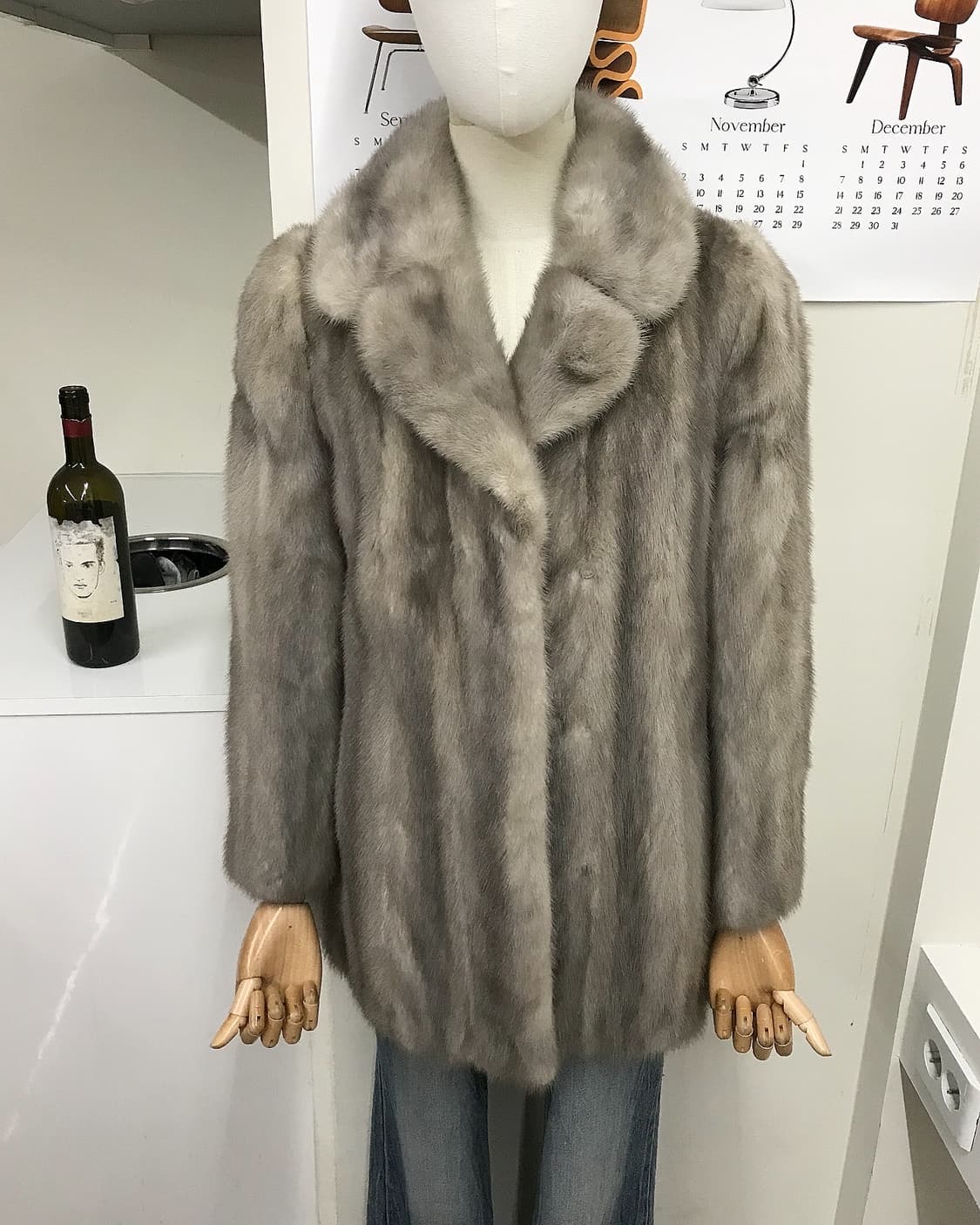 사파이어 밍크 퍼 자켓 상품이미지6