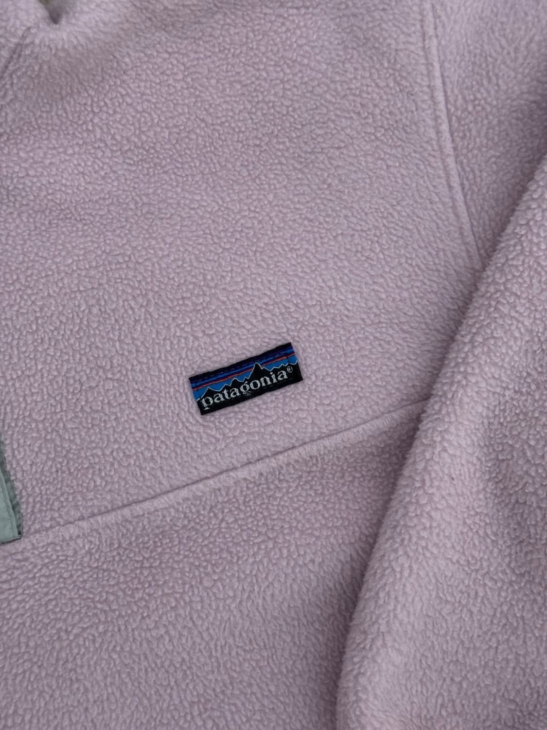 90s 빈티지 파타고니아 신칠라 스냅-T 라일락/회색 USA 상품이미지3