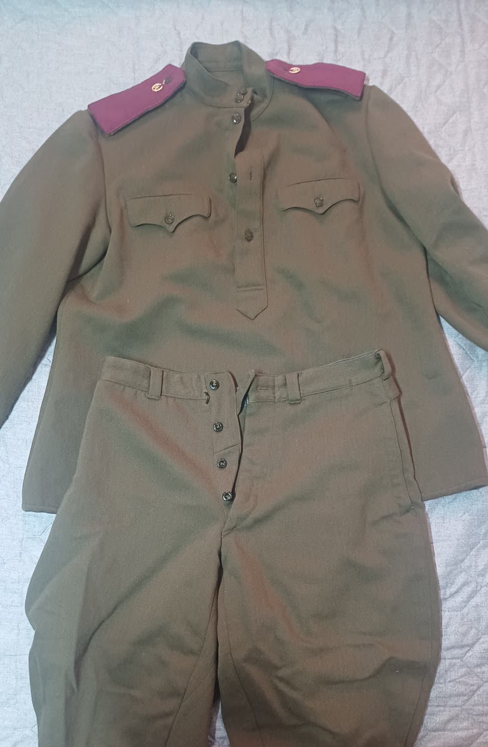오리지널 2차대전 소련군 M-43 군복 상하의 상품이미지1
