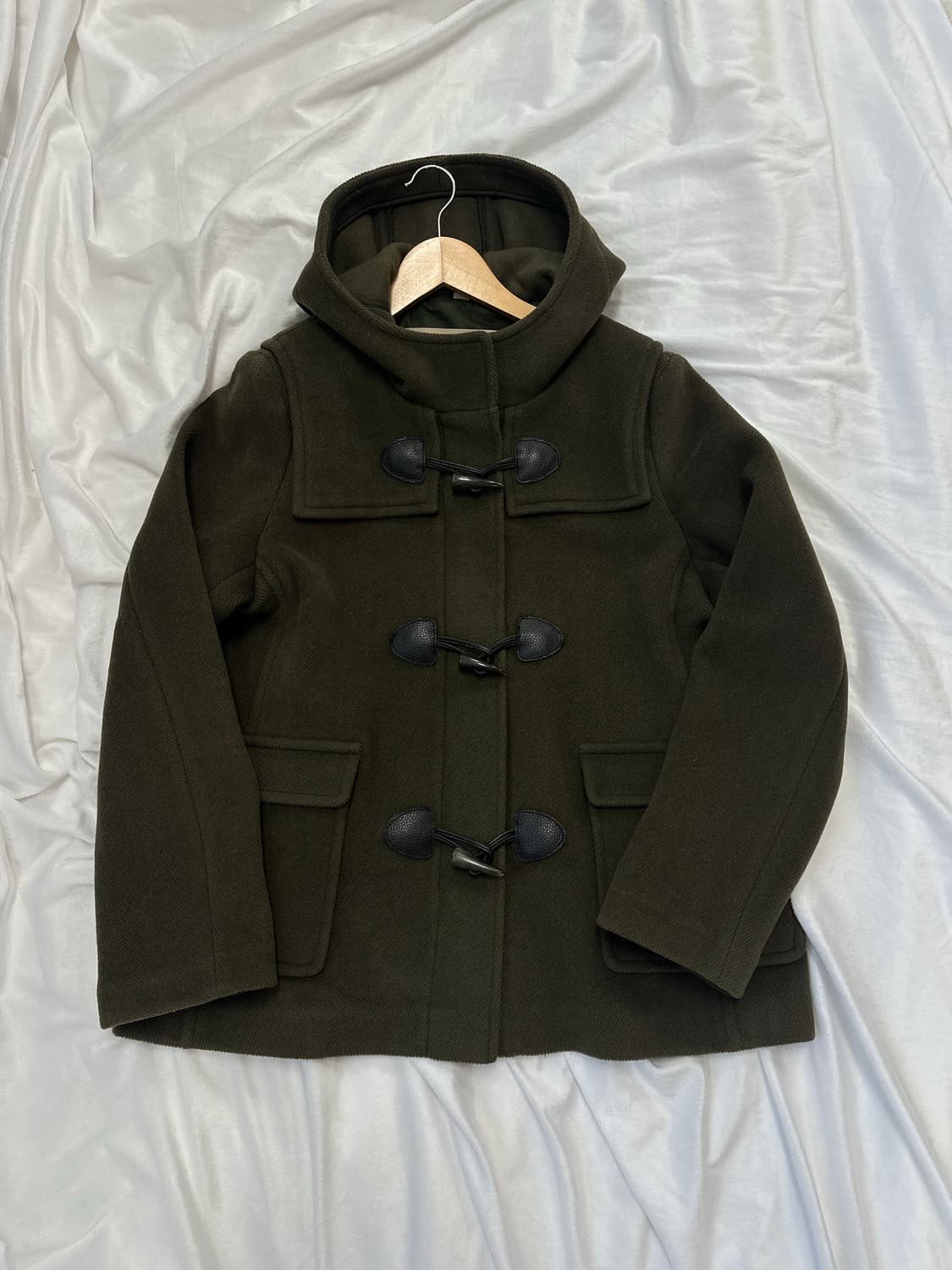 (UK14)버버리 더플코트 카키 상품이미지1