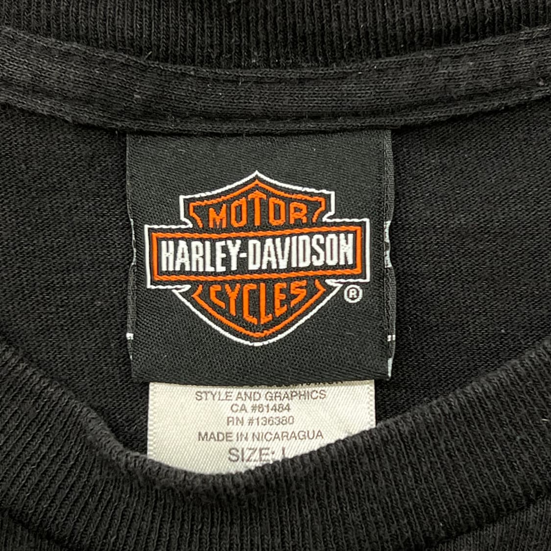 할리데이비슨 프린팅 반팔티 r3177 상품이미지5