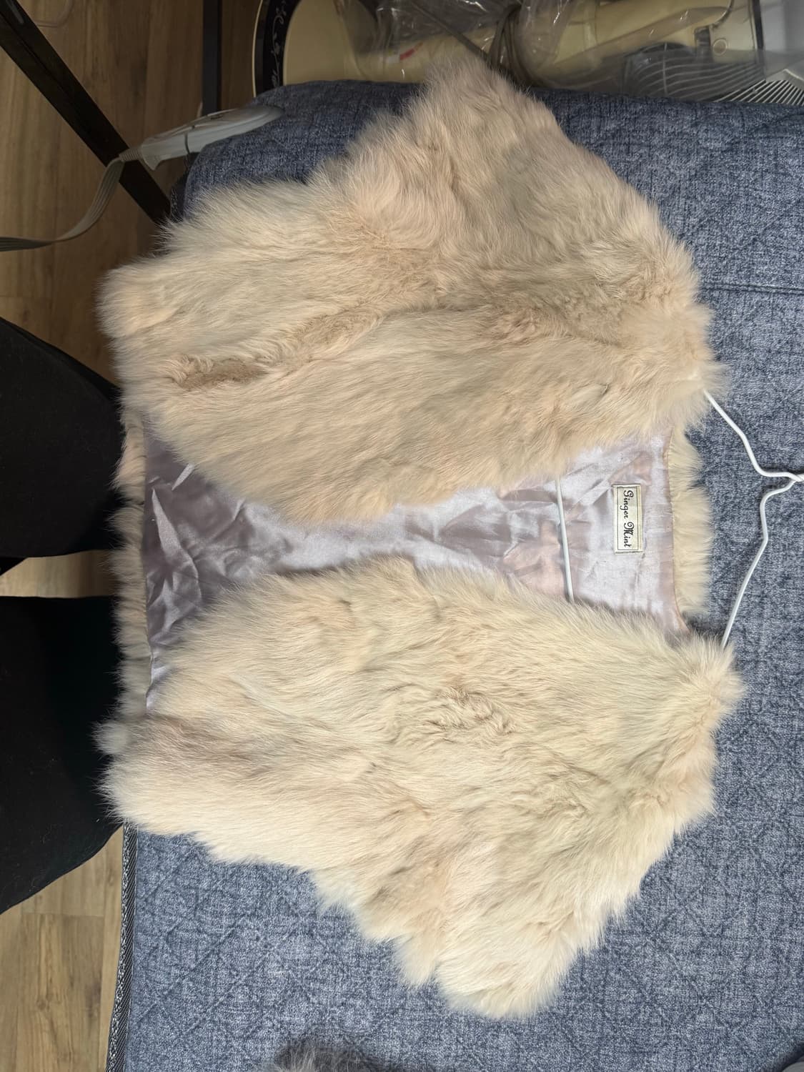 Ginger Mint 일본택 빈티지 퍼 베스트 상품이미지1