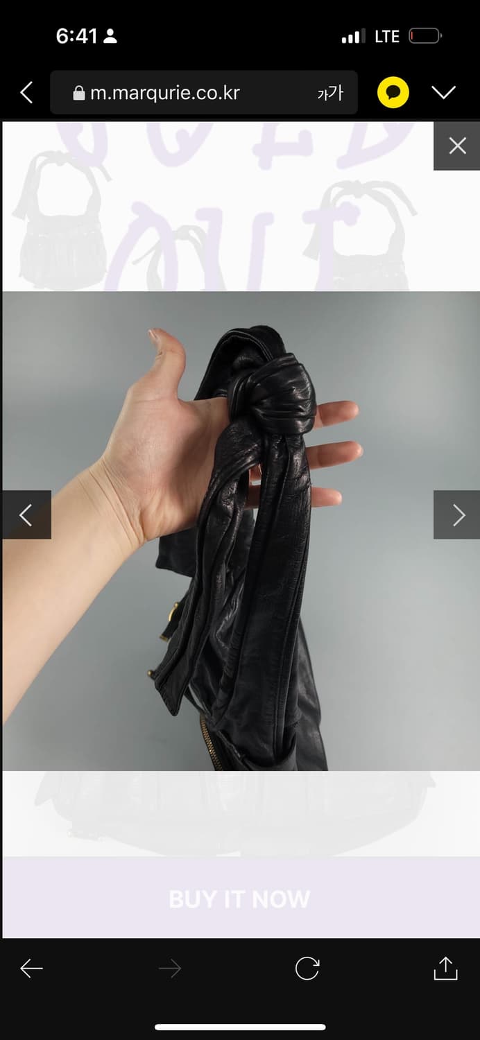 빈티지 리본 스트랩 숄더백 상품이미지5